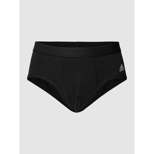 Slipy z paskami z logo w kontrastowym kolorze w zestawie 3 szt. ze sklepu Peek&Cloppenburg  w kategorii Majtki męskie - zdjęcie 168301795