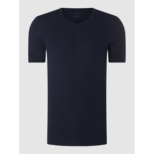 Koszulka serafino z prążkowaną fakturą ze sklepu Peek&Cloppenburg  w kategorii Bluzy męskie - zdjęcie 168302008