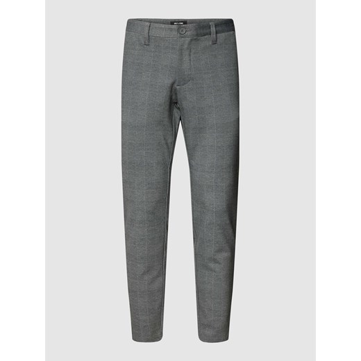 Spodnie o kroju tapered fit z dodatkiem streczu model ‘Mark’ ze sklepu Peek&Cloppenburg  w kategorii Spodnie męskie - zdjęcie 168302106