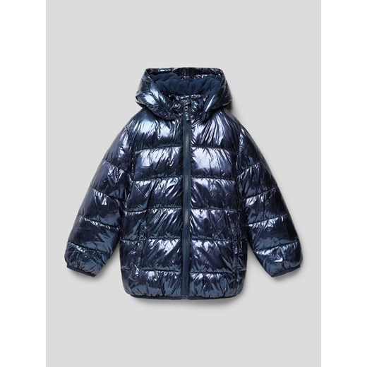 Pikowana kurtka z odpinanym kapturem ze sklepu Peek&Cloppenburg  w kategorii Kurtki dziewczęce - zdjęcie 168302535