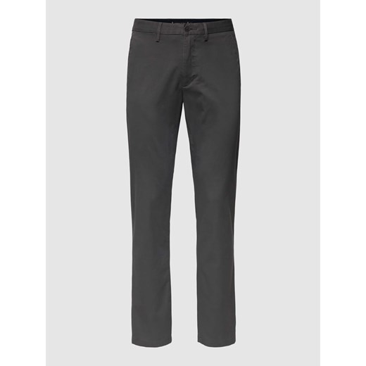 Spodnie z detalami z logo model ‘Denton’ ze sklepu Peek&Cloppenburg  w kategorii Spodnie męskie - zdjęcie 168302658