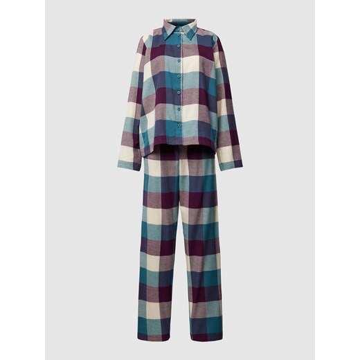 Piżama ze wzorem w kratkę vichy ze sklepu Peek&Cloppenburg  w kategorii Piżamy damskie - zdjęcie 168303516