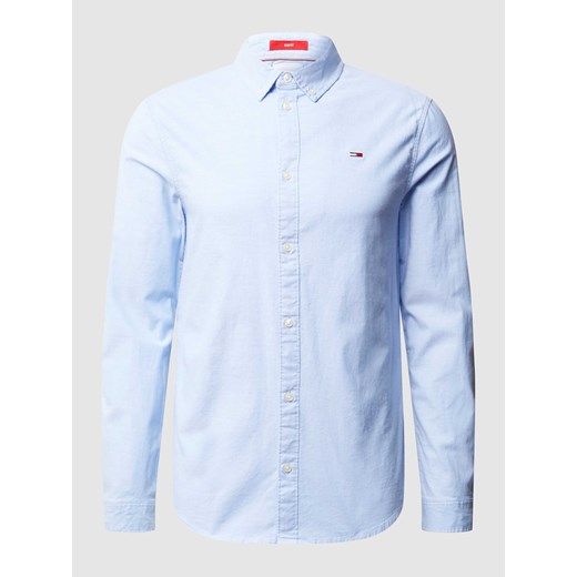 Koszula casualowa o kroju slim fit z tkaniny Oxford ze sklepu Peek&Cloppenburg  w kategorii Koszule męskie - zdjęcie 168303569