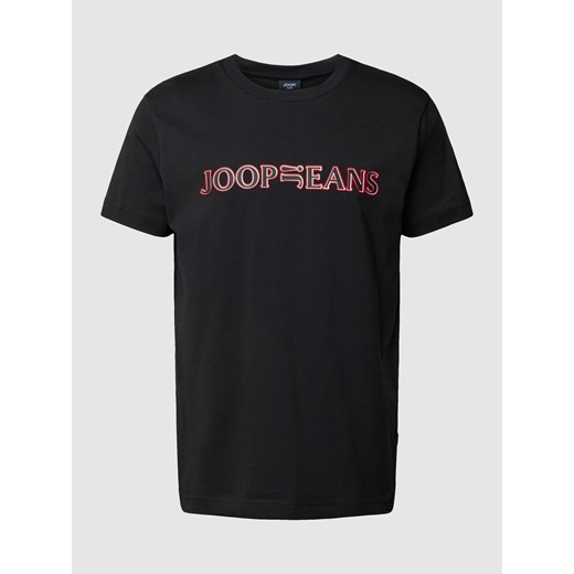 T-shirt z nadrukiem z logo model ‘Cassian’ ze sklepu Peek&Cloppenburg  w kategorii T-shirty męskie - zdjęcie 168303629