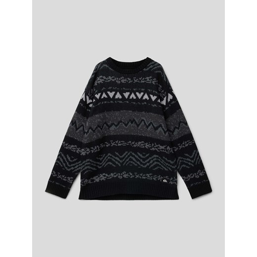 Sweter z dzianiny z okrągłym dekoltem model ‘ELCHO’ ze sklepu Peek&Cloppenburg  w kategorii Swetry chłopięce - zdjęcie 168303758
