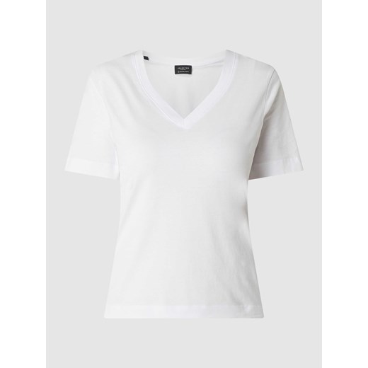 T-shirt z bawełny ekologicznej model ‘Standard’ Selected Femme M Peek&Cloppenburg 
