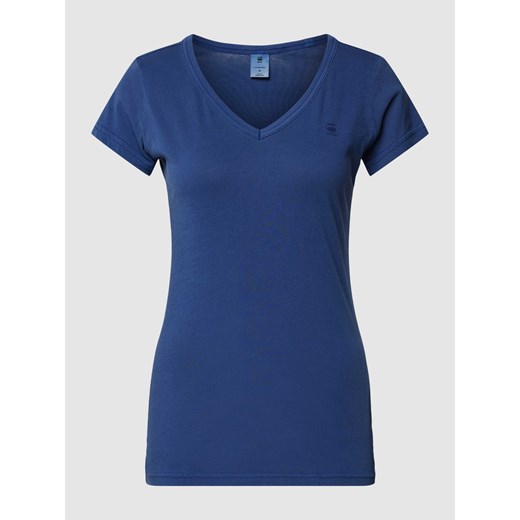 T-shirt z dekoltem w serek model ‘Eyben’ ze sklepu Peek&Cloppenburg  w kategorii Bluzki damskie - zdjęcie 168304455