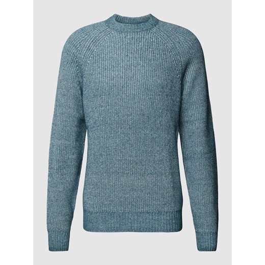 Sweter z dzianiny z efektem melanżu ze sklepu Peek&Cloppenburg  w kategorii Swetry męskie - zdjęcie 168305418