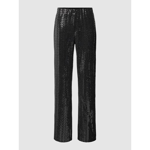 Spodnie z cekinowym obszyciem model ‘SIDDY’ ze sklepu Peek&Cloppenburg  w kategorii Spodnie damskie - zdjęcie 168305426
