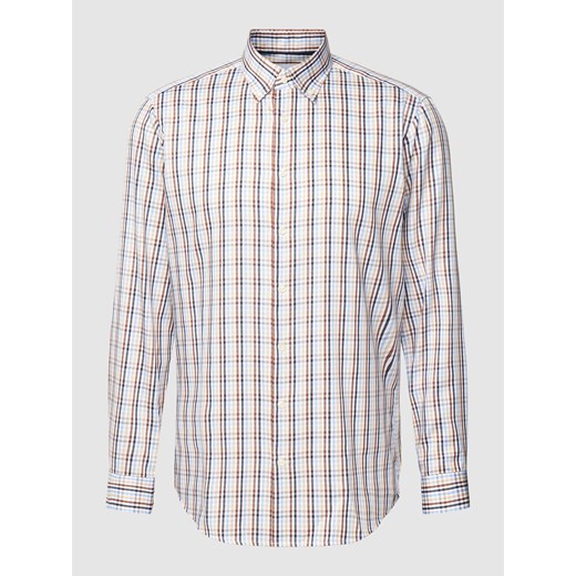 Koszula biznesowa o kroju regular fit w kratkę vichy ze sklepu Peek&Cloppenburg  w kategorii Koszule męskie - zdjęcie 168305486