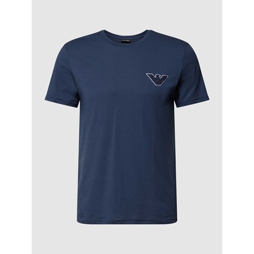 T-shirt z detalem z logo ze sklepu Peek&Cloppenburg  w kategorii T-shirty męskie - zdjęcie 168305766
