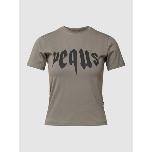 T-shirt z nadrukiem z logo ze sklepu Peek&Cloppenburg  w kategorii Bluzki damskie - zdjęcie 168306228