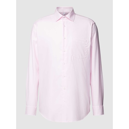 Koszula biznesowa o kroju regular fit z kieszenią na piersi ze sklepu Peek&Cloppenburg  w kategorii Koszule męskie - zdjęcie 168306708