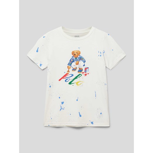 T-shirt z nadrukowanym motywem model ‘BEAR’ ze sklepu Peek&Cloppenburg  w kategorii T-shirty chłopięce - zdjęcie 168306929