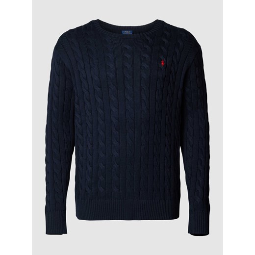 Sweter z dzianiny PLUS SIZE ze ściegiem warkoczowym ze sklepu Peek&Cloppenburg  w kategorii Swetry męskie - zdjęcie 168307038