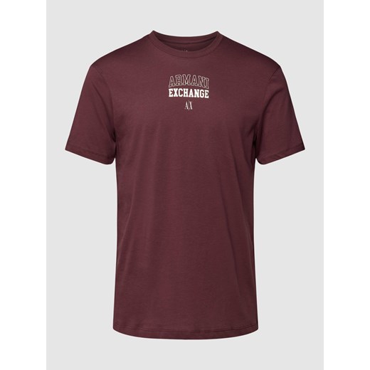 T-shirt z okrągłym dekoltem i nadrukiem z logo ze sklepu Peek&Cloppenburg  w kategorii T-shirty męskie - zdjęcie 168307106