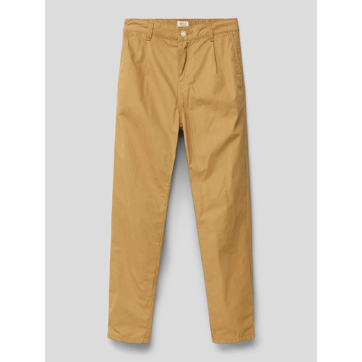 Spodnie materiałowe o kroju loose tapered fit z kieszenią z tyłu model ‘Peache’ 176 okazja Peek&Cloppenburg 