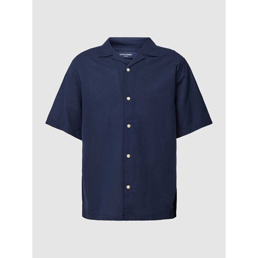 Koszula casualowa z dodatkiem lnu i wzorem w paski model ‘SUMMER’ ze sklepu Peek&Cloppenburg  w kategorii Koszule męskie - zdjęcie 168307245