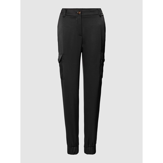 Spodnie materiałowe z elastycznymi zakończeniami nogawek ze sklepu Peek&Cloppenburg  w kategorii Spodnie damskie - zdjęcie 168307247