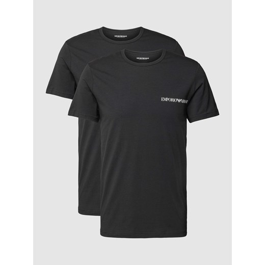 T-shirt z nadrukiem z logo ze sklepu Peek&Cloppenburg  w kategorii Podkoszulki męskie - zdjęcie 168307366