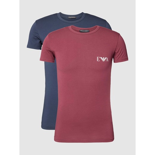 T-shirt z nadrukiem z logo ze sklepu Peek&Cloppenburg  w kategorii Podkoszulki męskie - zdjęcie 168307505