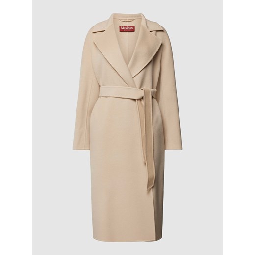 Płaszcz z wiązanym paskiem model ‘RAPIDO’ ze sklepu Peek&Cloppenburg  w kategorii Płaszcze damskie - zdjęcie 168307928