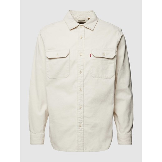 Koszula sztruksowa o kroju regular fit z kieszeniami z patką model ‘JACKSON WORKER’ ze sklepu Peek&Cloppenburg  w kategorii Koszule męskie - zdjęcie 168308066