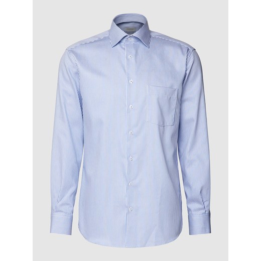 Koszula biznesowa o kroju modern fit w paski ze sklepu Peek&Cloppenburg  w kategorii Koszule męskie - zdjęcie 168309235