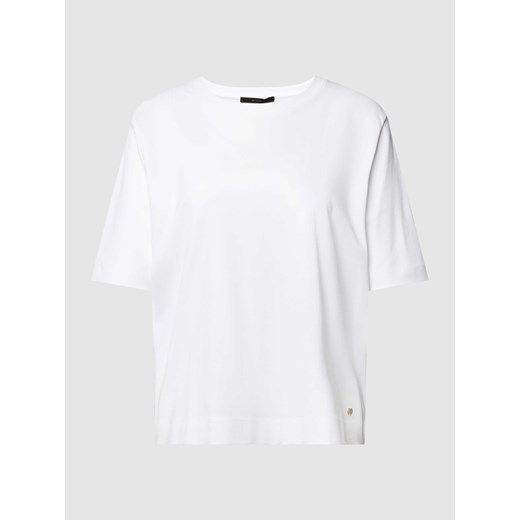 T-shirt z detalem z logo ze sklepu Peek&Cloppenburg  w kategorii Bluzki damskie - zdjęcie 168309515