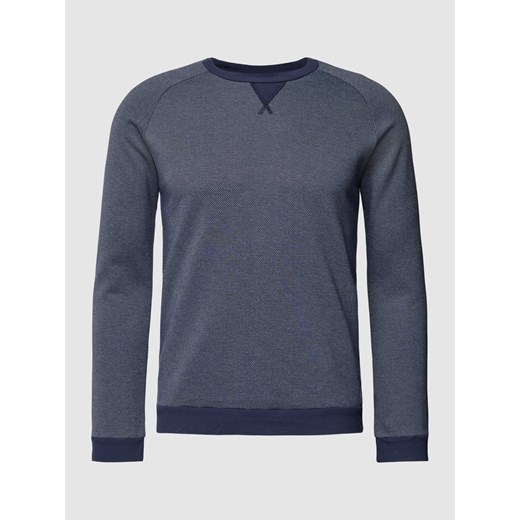 Bluzka z długim rękawem i fakturowanym wzorem model ‘Mix+Relax’ ze sklepu Peek&Cloppenburg  w kategorii Bluzy męskie - zdjęcie 168309826