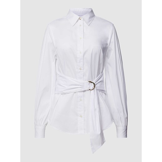 Bluzka koszulowa z paskiem w talii model ‘SARILL’ ze sklepu Peek&Cloppenburg  w kategorii Koszule damskie - zdjęcie 168309937
