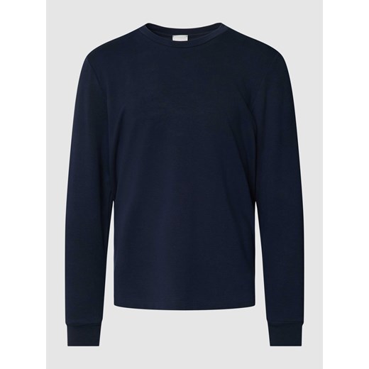 Bluzka z długim rękawem i prążkowanym,okrągłym dekoltem model ‘ENJOY’ ze sklepu Peek&Cloppenburg  w kategorii T-shirty męskie - zdjęcie 168309988