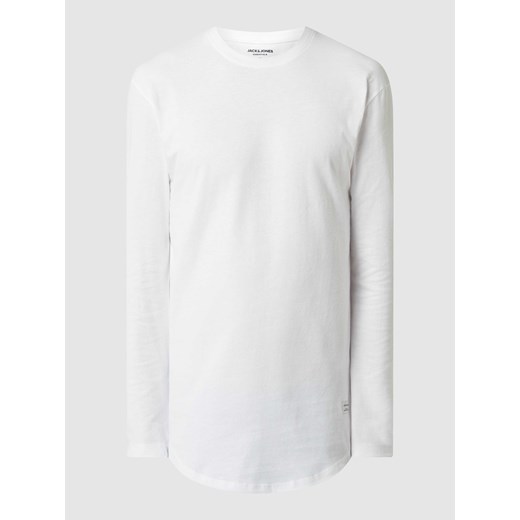 Bluzka z długim rękawem z bawełny ekologicznej model ‘Noa’ Jack & Jones XXL Peek&Cloppenburg 