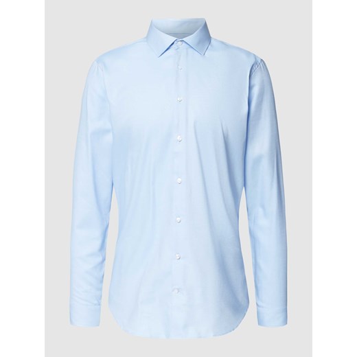 Koszula biznesowa o kroju slim fit z kołnierzykiem typu kent ze sklepu Peek&Cloppenburg  w kategorii Koszule męskie - zdjęcie 168310215