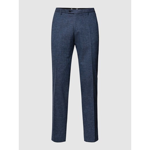 Spodnie do garnituru o kroju slim fit z efektem melanżowym model ‘Paco’ ze sklepu Peek&Cloppenburg  w kategorii Spodnie męskie - zdjęcie 168310357