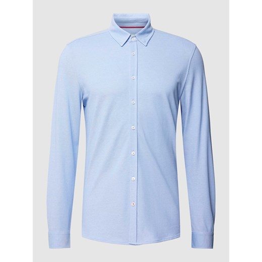 Koszula casualowa o kroju regular fit z fakturowanym wzorem ze sklepu Peek&Cloppenburg  w kategorii Koszule męskie - zdjęcie 168310879
