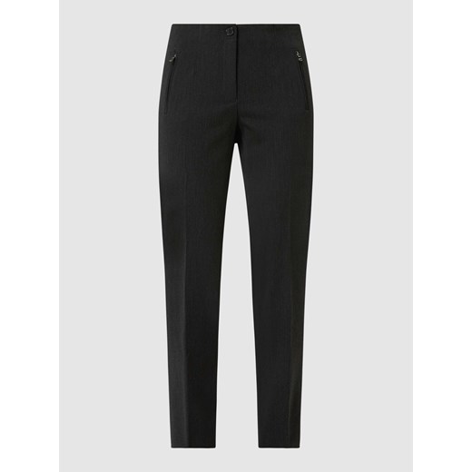 Spodnie materiałowe o kroju slim fit z dodatkiem streczu model ‘Jane’ ze sklepu Peek&Cloppenburg  w kategorii Spodnie damskie - zdjęcie 168310897