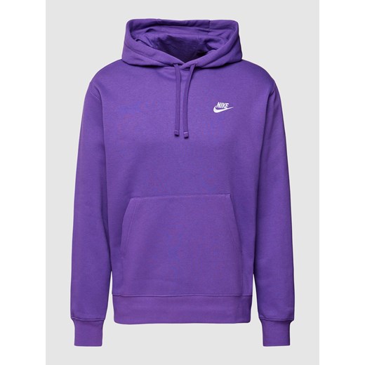 Bluza męska Nike w stylu młodzieżowym fioletowa bawełniana 