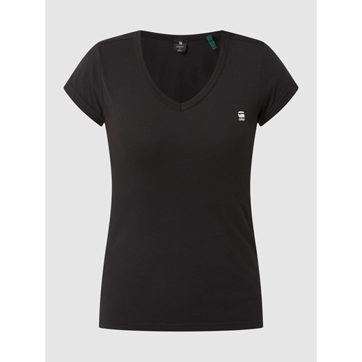 T-shirt o kroju slim fit z bawełny ekologicznej model ‘Eyben’ ze sklepu Peek&Cloppenburg  w kategorii Bluzki damskie - zdjęcie 168311666
