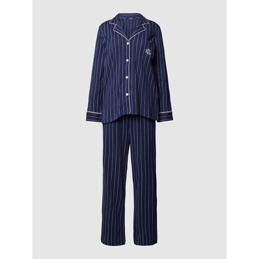 Piżama z wzorem w paski ze sklepu Peek&Cloppenburg  w kategorii Piżamy damskie - zdjęcie 168311825