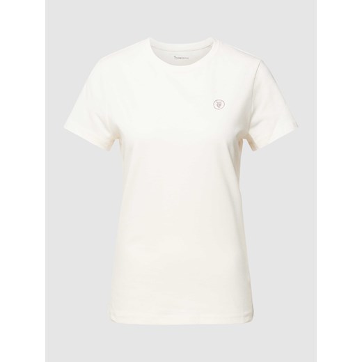 T-shirt z nadrukiem z logo Knowledge Cotton Apparel 42 promocja Peek&Cloppenburg 