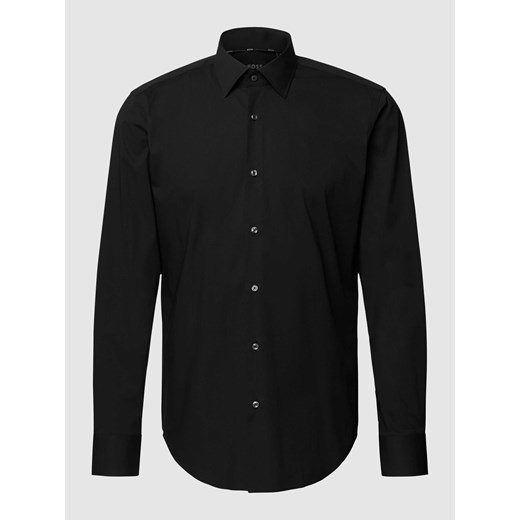 Koszula biznesowa o kroju regular fit z popeliny z dodatkiem streczu i bardzo długim rękawem ze sklepu Peek&Cloppenburg  w kategorii Koszule męskie - zdjęcie 168312039