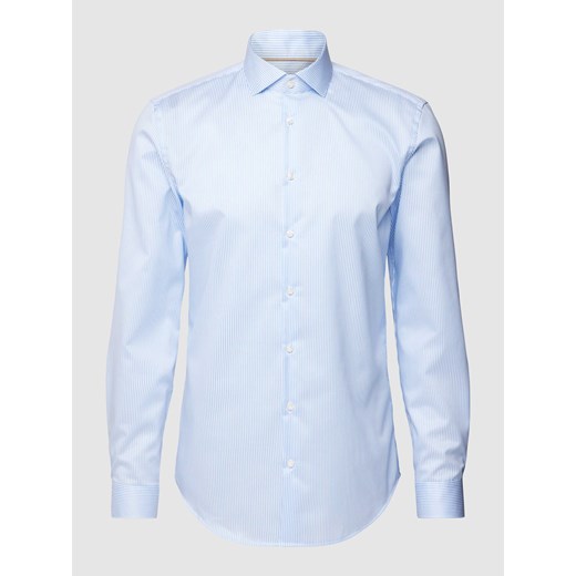 Koszula biznesowa o kroju slim fit w paski ze sklepu Peek&Cloppenburg  w kategorii Koszule męskie - zdjęcie 168312147
