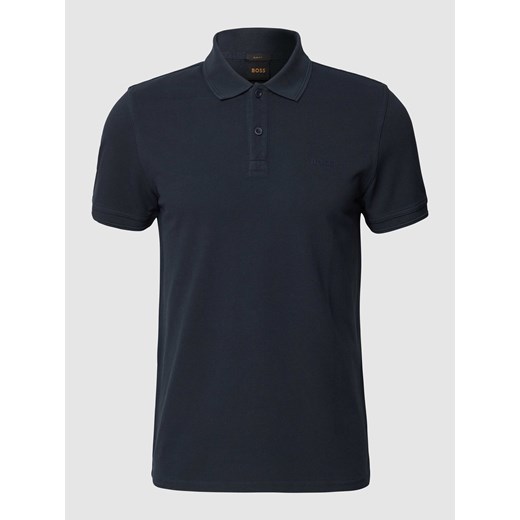 Koszulka polo o kroju slim fit z nadrukiem z logo model ‘Prime’ ze sklepu Peek&Cloppenburg  w kategorii T-shirty męskie - zdjęcie 168312347