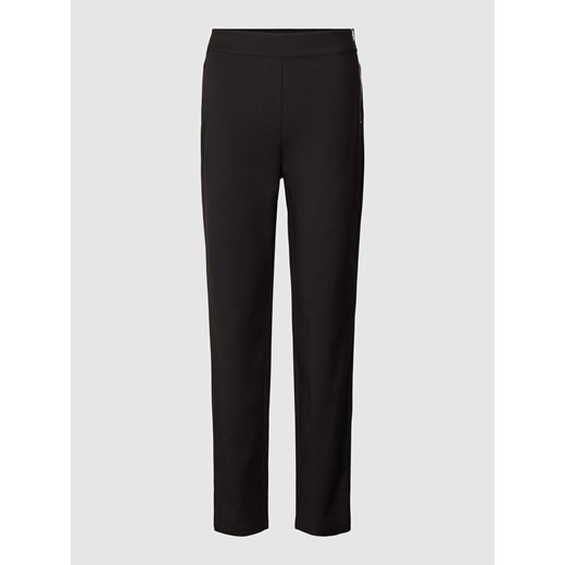 Spodnie o kroju slim fit w jednolitym kolorze ze sklepu Peek&Cloppenburg  w kategorii Spodnie damskie - zdjęcie 168312648