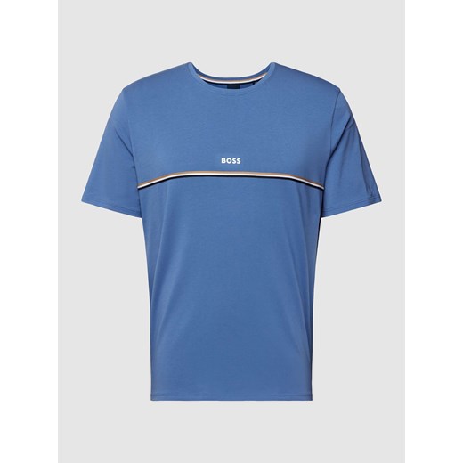T-shirt z paskami w kontrastowym kolorze model ‘Unique’ ze sklepu Peek&Cloppenburg  w kategorii T-shirty męskie - zdjęcie 168312678