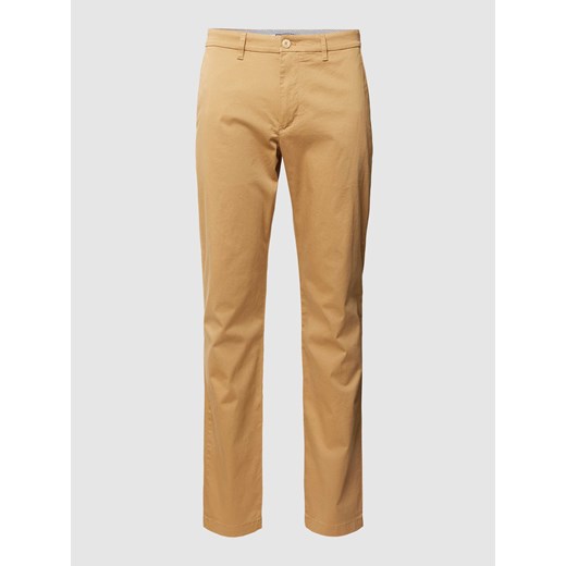 Spodnie materiałowe z fakturowanym wzorem model ‘DENTON’ ze sklepu Peek&Cloppenburg  w kategorii Spodnie męskie - zdjęcie 168312738