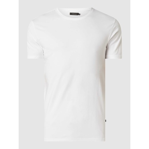 T-shirt z dodatkiem streczu model ‘Jermalink’ ze sklepu Peek&Cloppenburg  w kategorii T-shirty męskie - zdjęcie 168312766