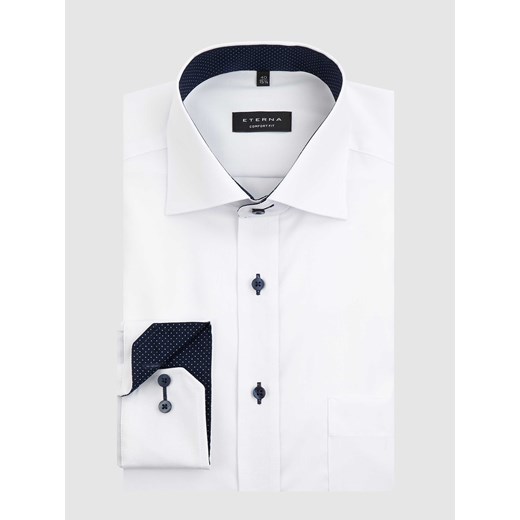 Koszula biznesowa o kroju comfort fit z tkaniny Oxford Eterna 45 Peek&Cloppenburg 