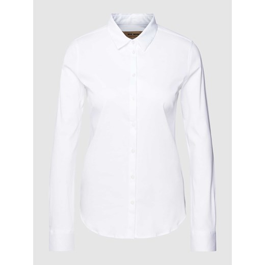 Bluzka koszulowa w jednolitym kolorze model ‘Tina’ ze sklepu Peek&Cloppenburg  w kategorii Koszule damskie - zdjęcie 168313127